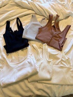 Bundle of 6 Abercrombie bodysuits